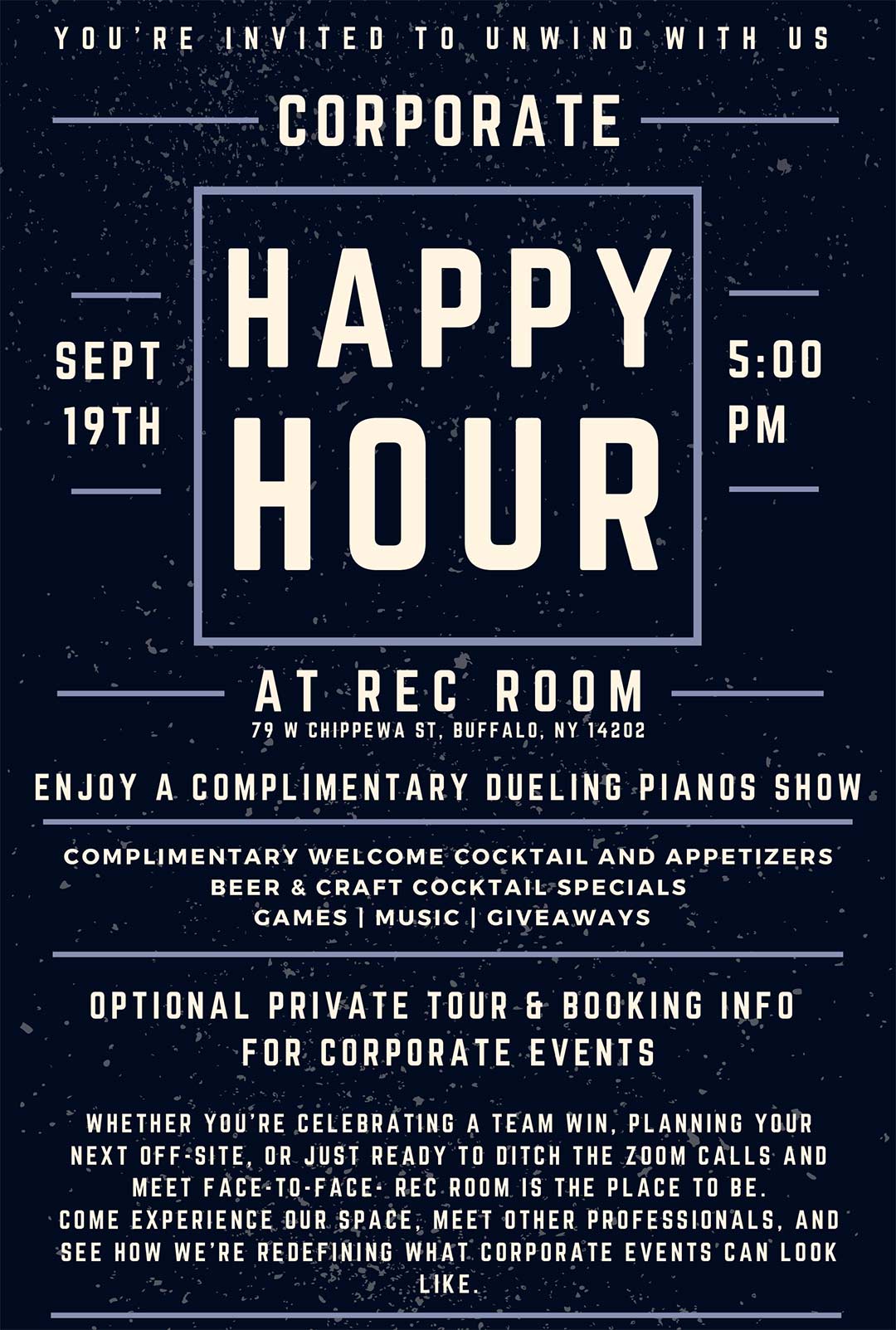 Corporate Happy Hour